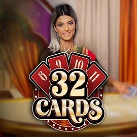Official Live Casino logo: 32 Cards by Ezugi at Instant Casino