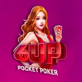 Official Poker logo: 6 Up Pocket Poker by FlipLuck at Instant Casino
