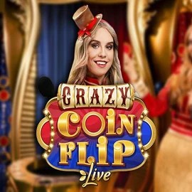 Crazy Coin Flip slot visual from Evolution available on instantcasinoo.ca