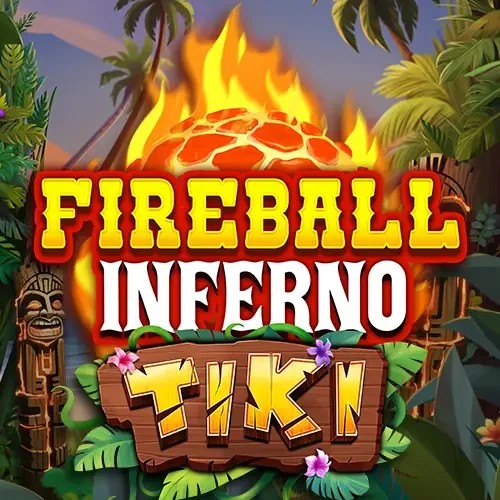 Fireball Inferno Tiki logo by NetEnt at Instant Casino